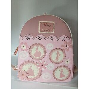 Loungefly Disney Princess Silhouettes Floral Lace Mini Backpack